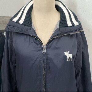 Vintage Abercrombie & Fitch navy blue Jacket